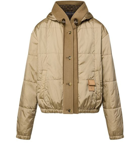 LOUIS VUITTON Hooded Quilted Ripstop Jacket - Image 1