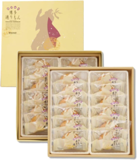 Hakata Dorimon 24 Pieces (1 Box) Kyushu Mika Fukuoka Souvenir Hakata Western Japanese Sweets