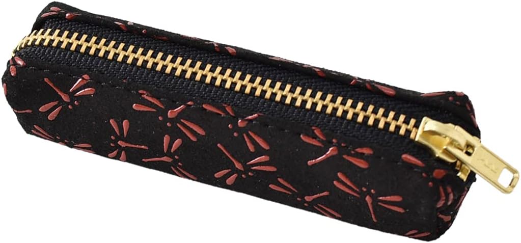 Japanese Pattern, Accessory Pouch, Made in Japan, Nagomiya, Traditional Crafts, Koshu Inden Brand, Deerskin, Genuine Leather, Lacquer, Unisex