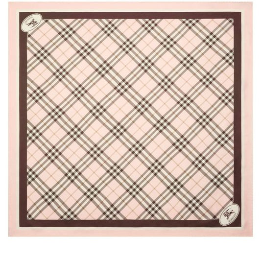 BURBERRY Knight pattern silk scarf - Image 1