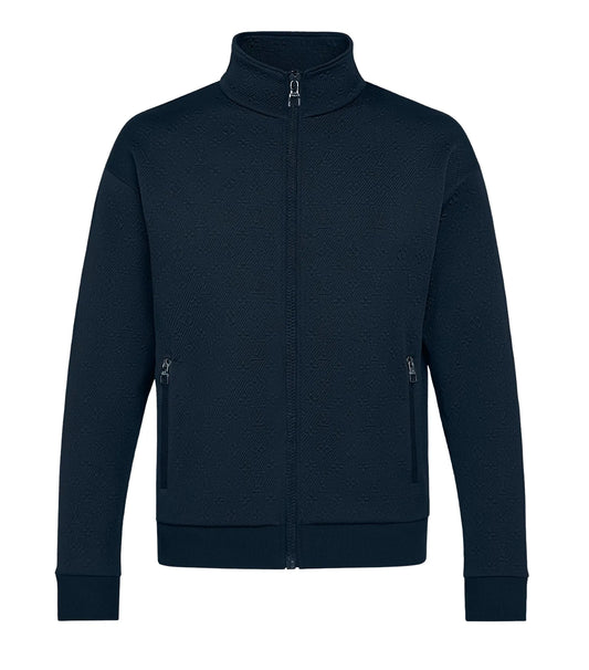 LOUIS VUITTON MONOGRAM 'ZIP THROUGH' NAVY BLUE ZIP UP JACKET