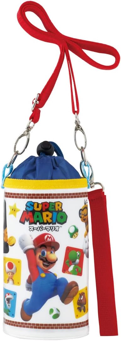 Skater PVPC6-A Enamel Plastic Bottle Case, 16.9 fl oz (500 ml), Super Mario 23