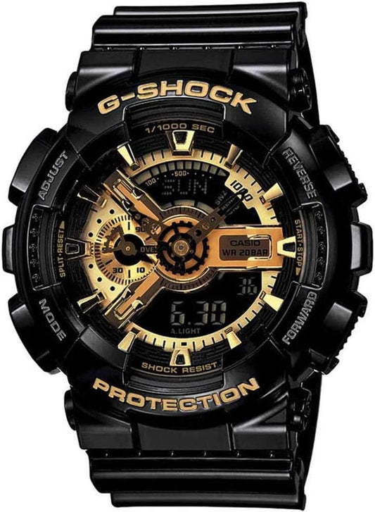 CASIO G-SHOCK GA-110GB-1ADR （日本型番 GA-110GB-1AJF ） Black × Gold Series（ブラック×ゴールドシリーズ） 海外モデル 逆輸入品