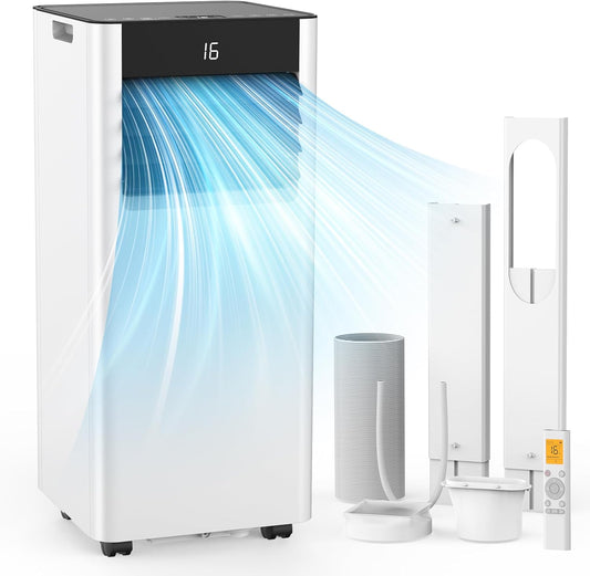 EUHOMY 2026 Model, Rapid Cooling for 15 Minutes, Spot Cooler, 2.6 kW, Home Use, Portable Cooler, No Construction Required, 18.2 to 10 sq ft (8 to 10 tatami), Cooling/Dehumidifiing/Blowing, 2 Levels of