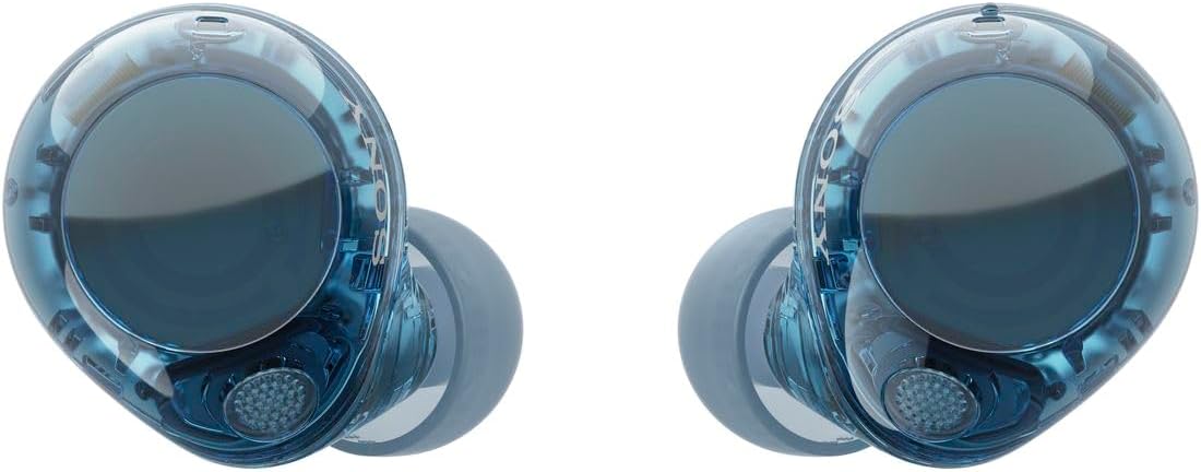 Sony WF-C710N Glass Blue Wireless Earphones, High Performance Noise Canceling, Bluetooth Long Battery, External Sound Capture, IPX4 Splashproof, Lightweight, Compact, Multi-Point Connection