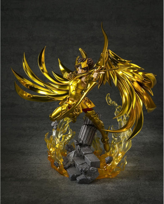 Figuarts Zero Touche Métallique Saint Seiya, Sagittarius Seiya, Approx. 9.8 inches (250 mm), PVC & ABS, Pre-painted Complete Figure