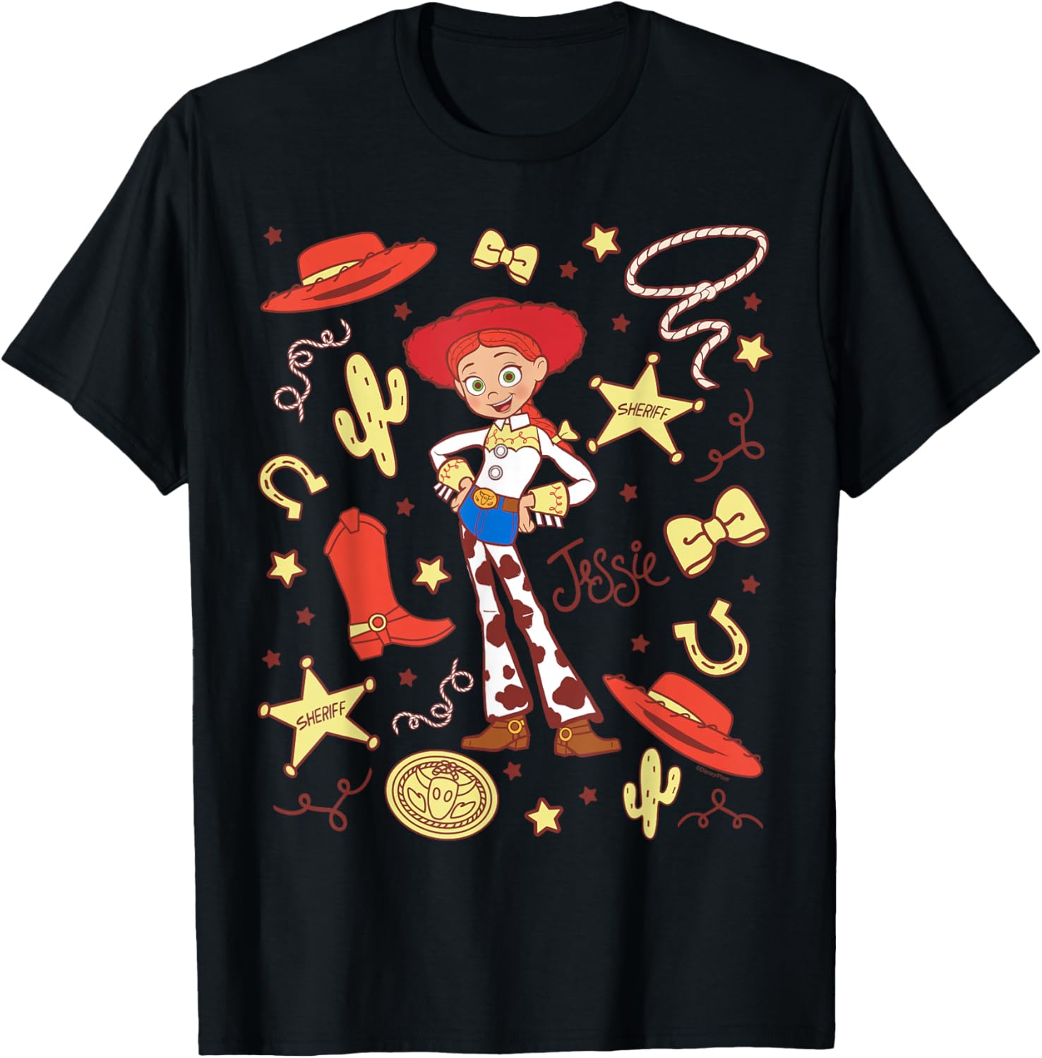 Disney y Pixar - camiseta de Jessie vaquera del espíritu occidental de Toy Story