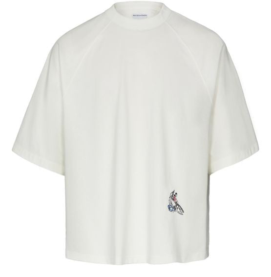 BOTTEGA VENETA コットンジャージー オーバーサイズ Tシャツ - Image 1