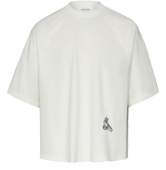 BOTTEGA VENETA コットンジャージー オーバーサイズ Tシャツ - Image 1