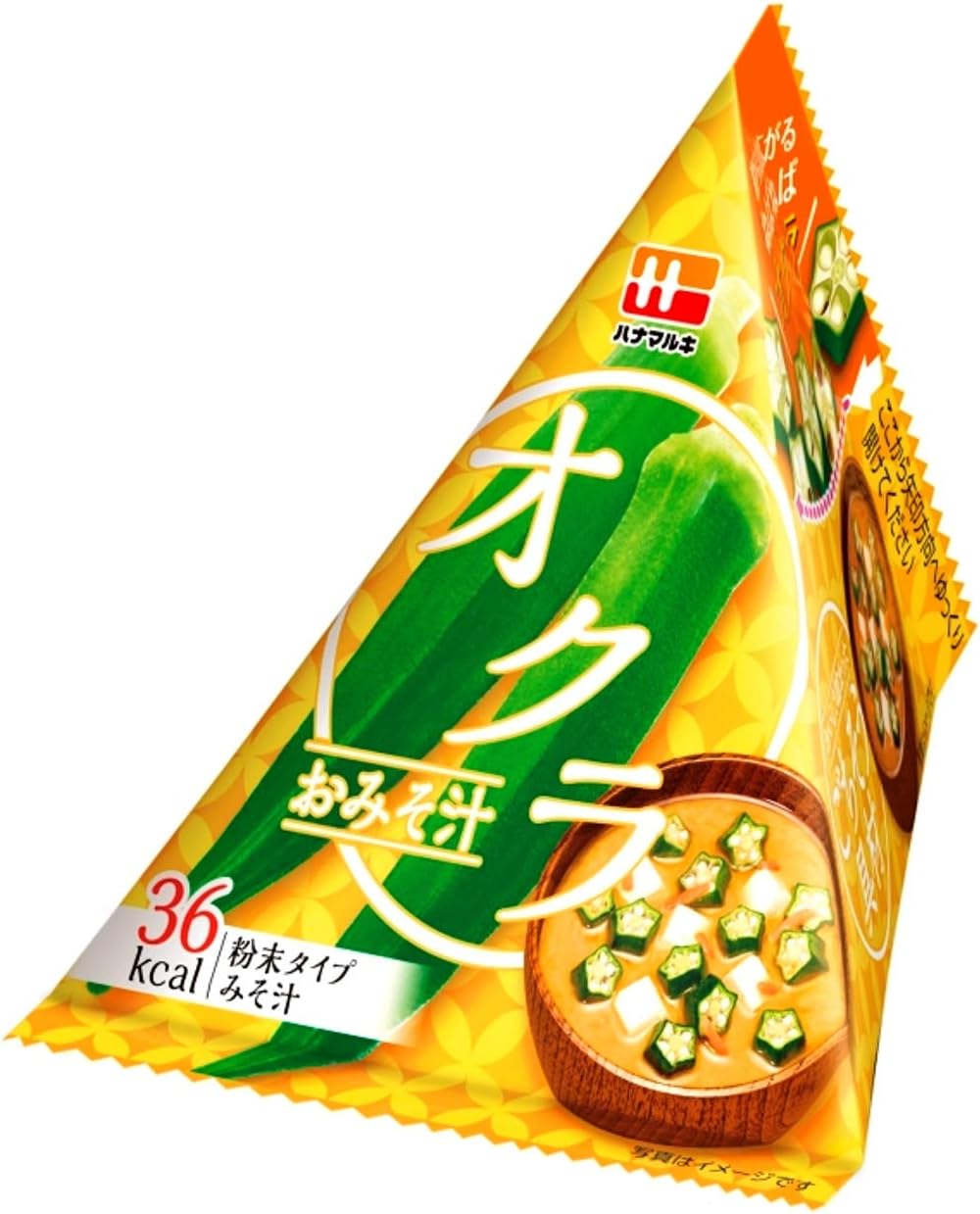Hanamark Three-Cornered P Gourmet Okra Miso Soup 10.1 g x 10 Pouches