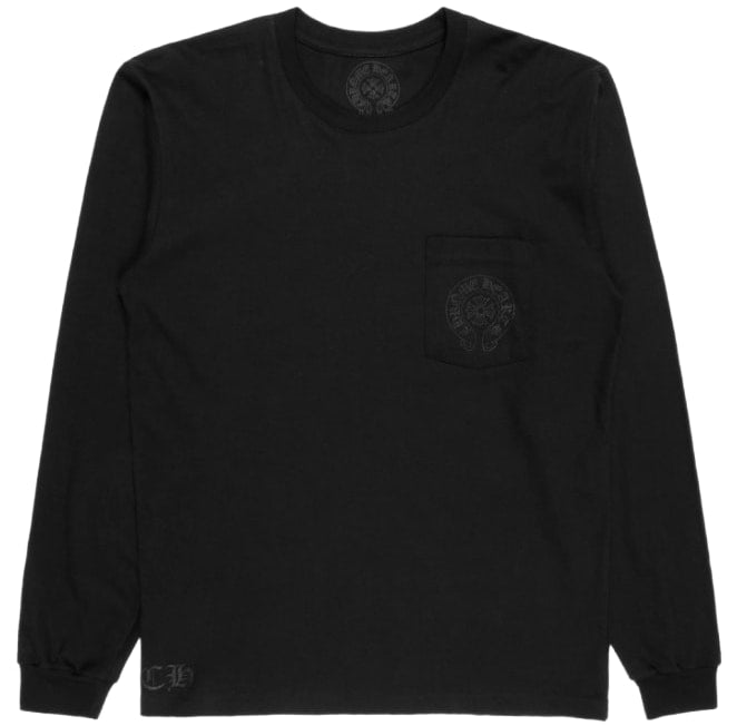 CHROME HEARTS 'STAFF' BLACK LONGSLEEVE