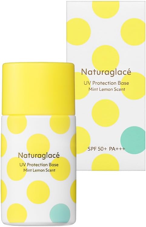 Natura Grasse UV Protection Base, ML (Mint Lemon), 1.0 fl oz (30 ml), SPF50+ PA+++, Mint Lemon Scent, Soap, Vegetable Skin Care Ingredient, Organic