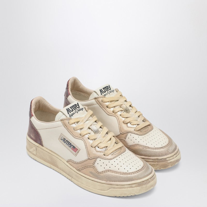 Autry Platinum/Purple Medalist Low Super Vintageスニーカー - Image 1