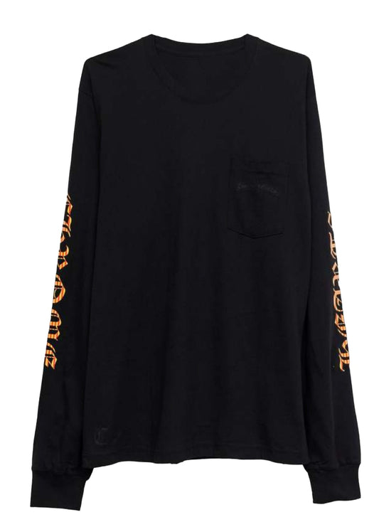 CHROME HEARTS 'RED AND YELLOW' STRIPED DAGGER LONGSLEEVE