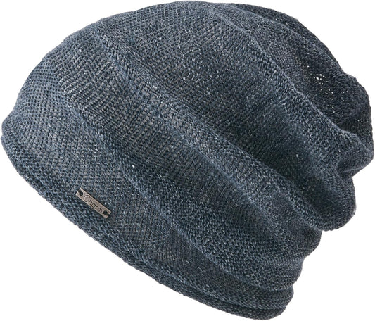 CHARM 100% Hemp, Loose, Non-Sewn, Summer Knit Hat, One Size Fits Most, 5 Colors, Stretch, Cool, Large Sizes