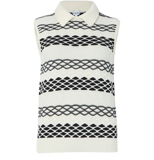 LOEWE Sleeveless cotton sweater - Image 1