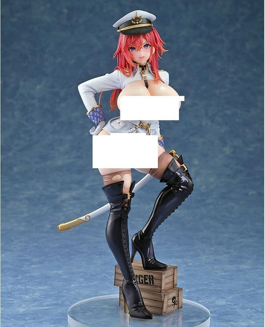 Casino Bunny Pink Cat Native 1/6 Scale Figure, Total Height: 5.7 inches (14.5 cm)