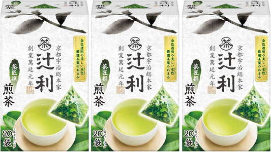 Tsujiri Chashosen Sencha Tea 20 Pages x 3 Boxes