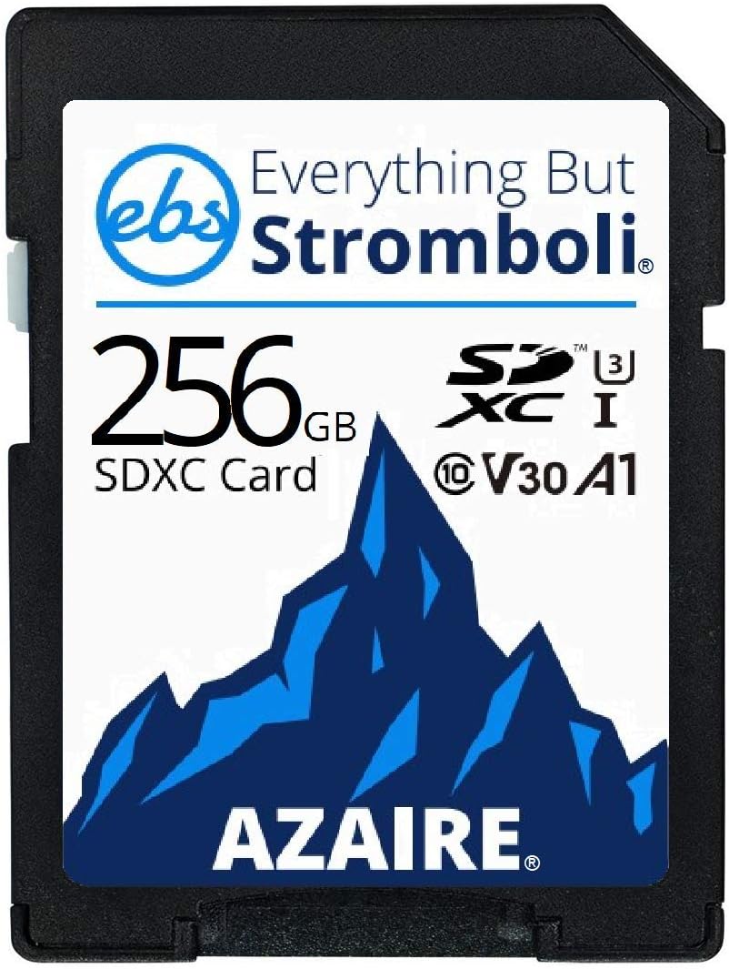 Everything But Stromboli 256GB SD Card for Nikon Z50 Z5 Mirrorless D780 Digital SLR Camera (Azaire Memory Card) Class 10 UHS Speed Class 3 (U3) V30 A1