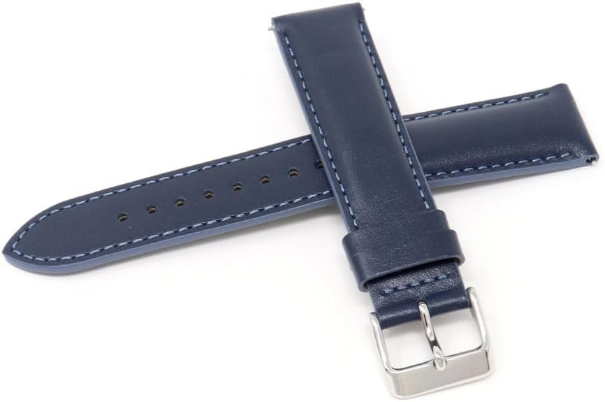 Seiko Smooth Cow Leather Band, Wristwatch, Strap, Men's Care Instructions Included, Cowhide, No Gemstone