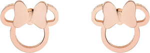 Disney Minnie Girls' Earrings, Stainless Steel, One Size, Jewellery Disney