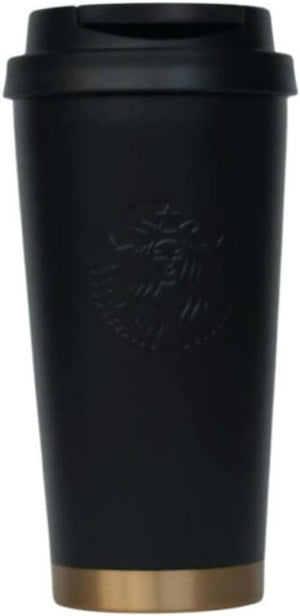 Starbucks 2020 SS Stainless Steel Elma Black Tumbler, SS Elma Black Tumbler, 16 fl oz (473 ml) (16 oz)