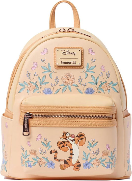 Loungefly Winnie the Pooh Eeyore Mini Mochila Bolso Estampado Floral Doble Correa Bolsa de Hombro