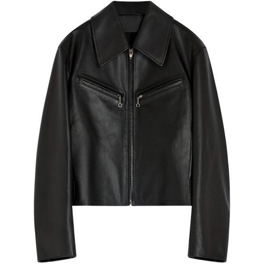 LEMAIRE Boxy leather blouson - Image 1