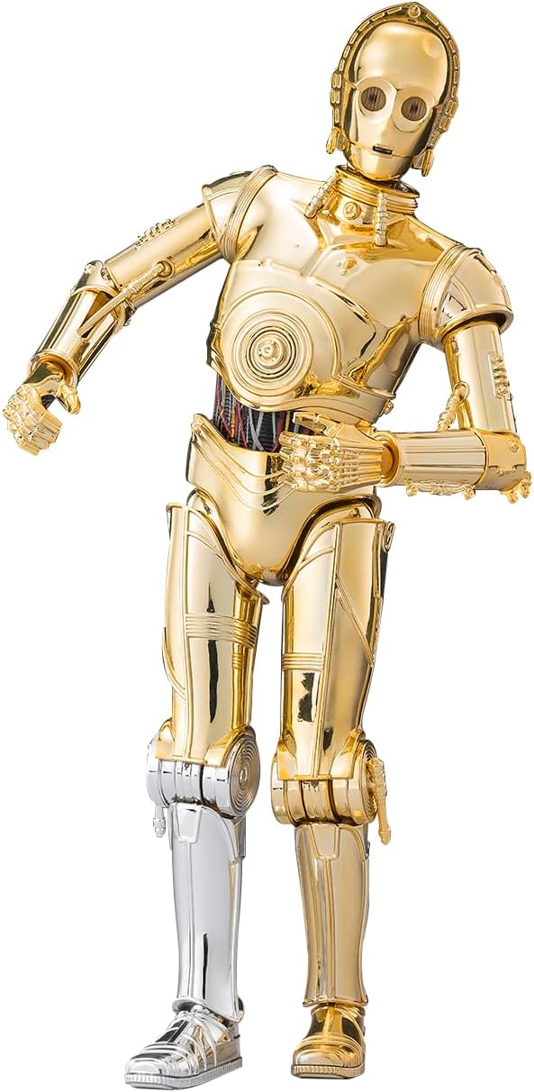 BANDAI SPIRITS S.H. Figuarts Star Wars C-3PO Classic Ver., Approx. 6.1 inches (155 mm), ABS & PVC Pre-painted Action Figure