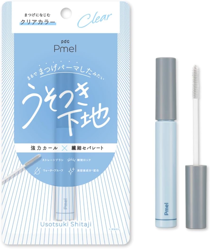 Pmel Lying Base Perfect Curl Lock Base, Clear Mascara, Clear Mascara, Base, Waterproof, Curl Keep, Eyelashes, Essence, Mascara