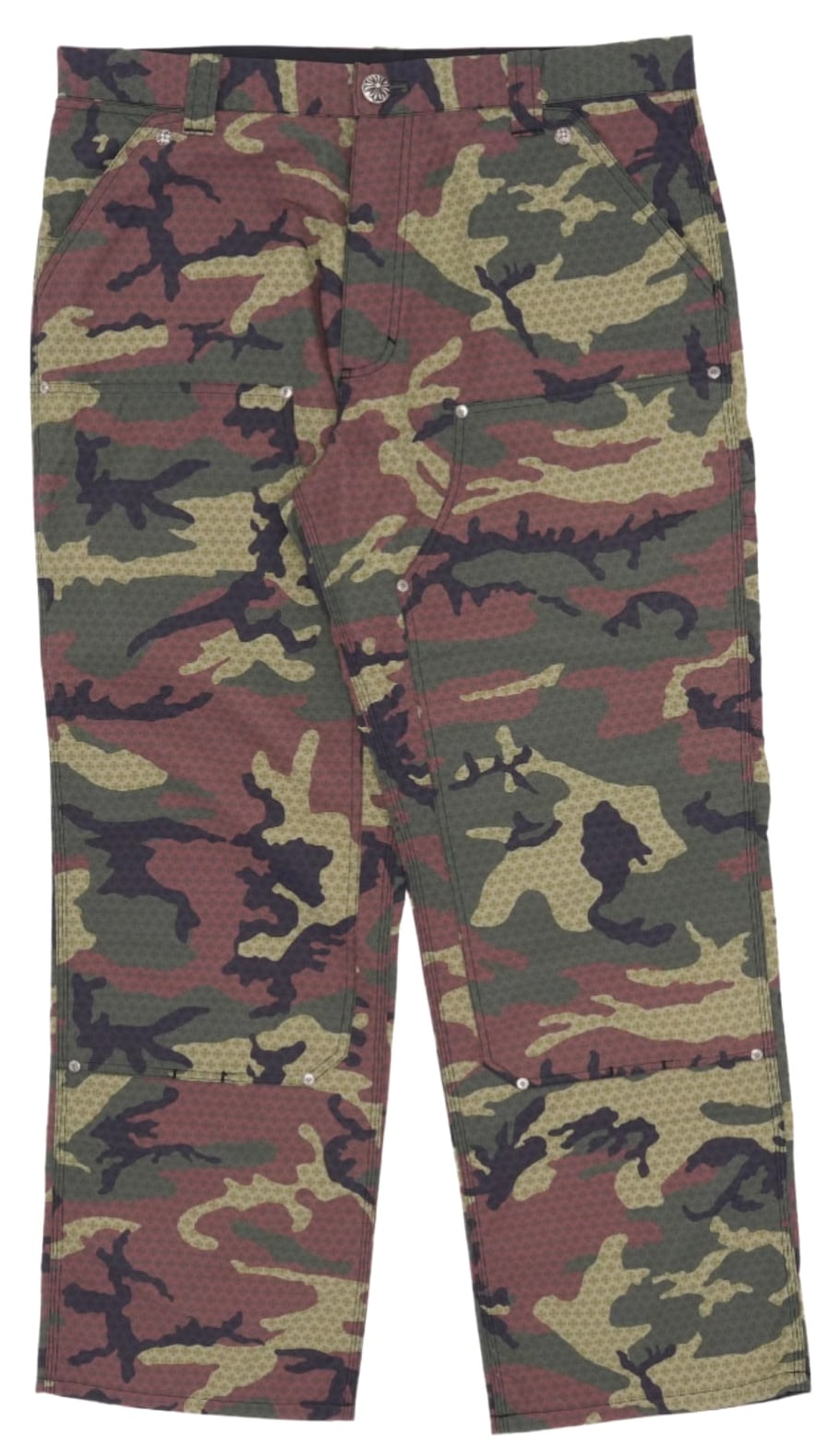 CHROME HEARTS 'CAMO' DOUBLE KNEE NYLON PANTS