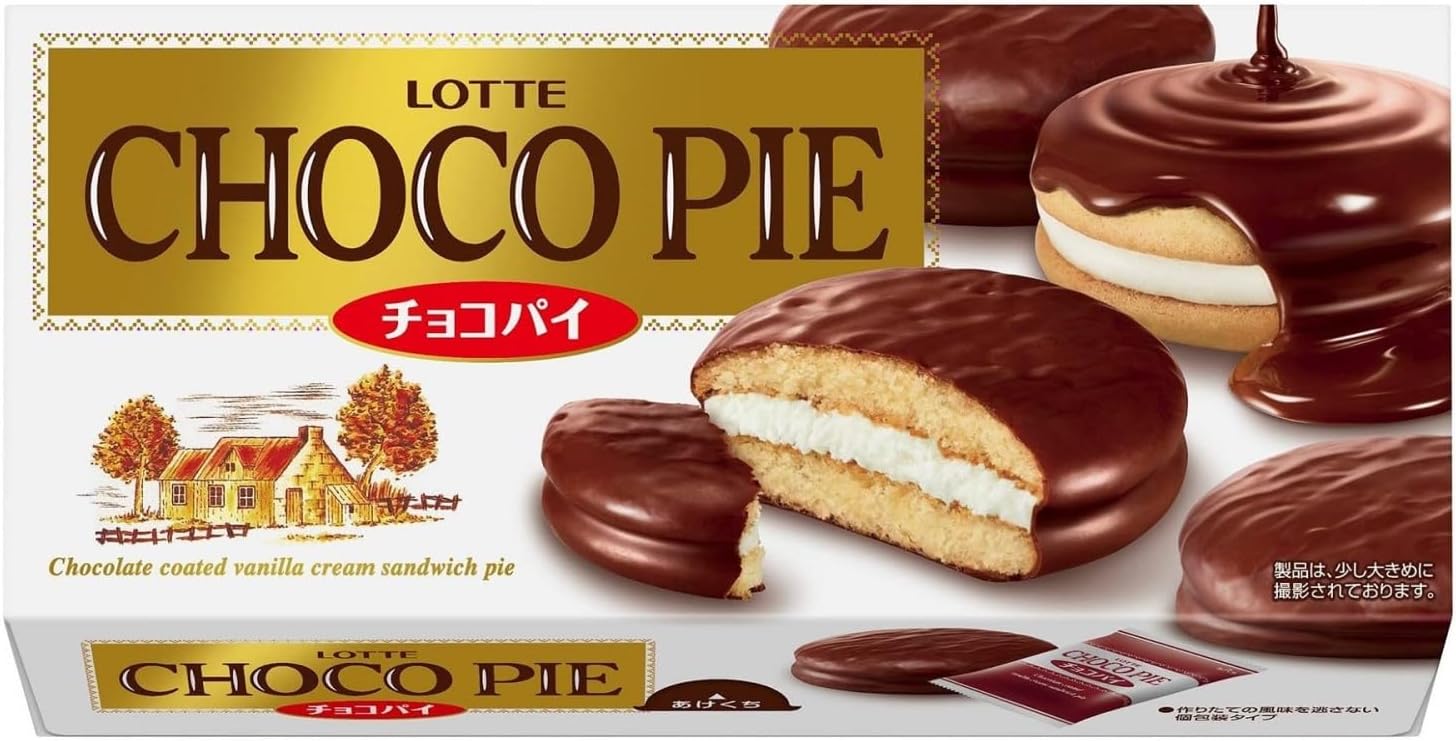 Lotte Choco Pie 1 Box (6 Pieces)