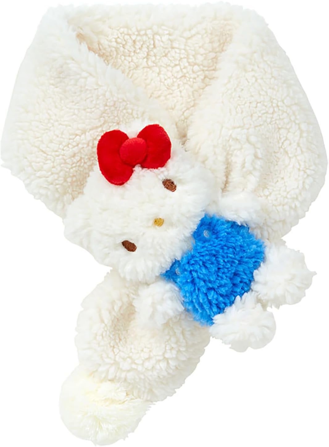 Sanrio 252875 Hello Kitty Scarf with Mascot for Kids, Cold Protection