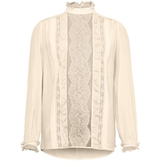 VALENTINO GARAVANI クレープデシン製 長袖ブラウス - Image 1