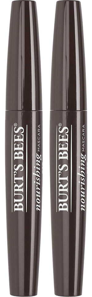 Burt's Bees Máscara nutritiva 100% natural, marrón negro, 0.4 onzas (paquete de 2)