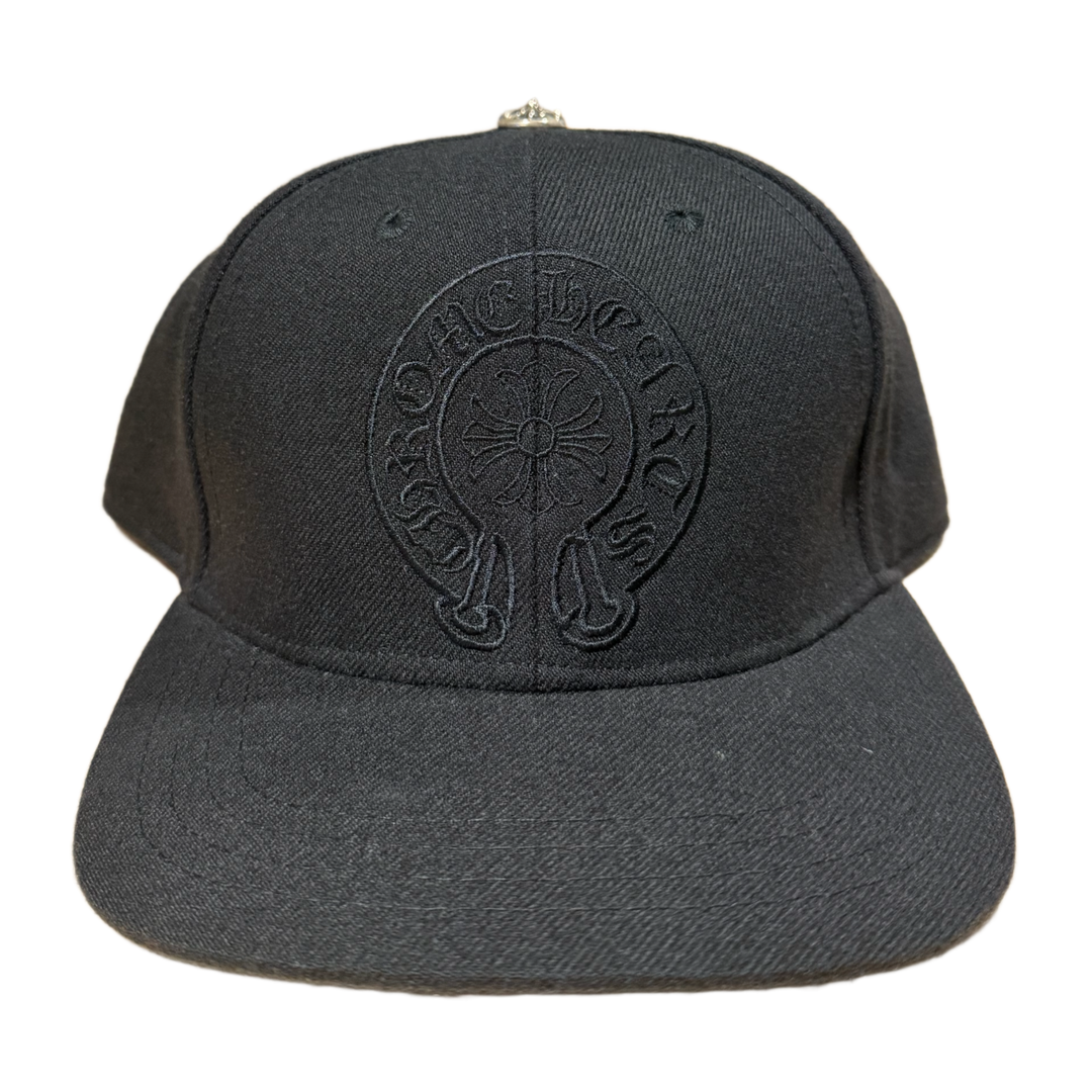 CHROME HEARTS 'BLACK' HORSESHOE FITTED HAT