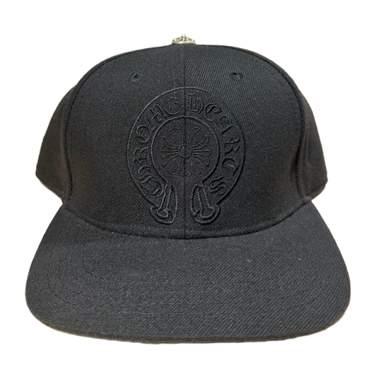 CHROME HEARTS 'BLACK' HORSESHOE FITTED HAT