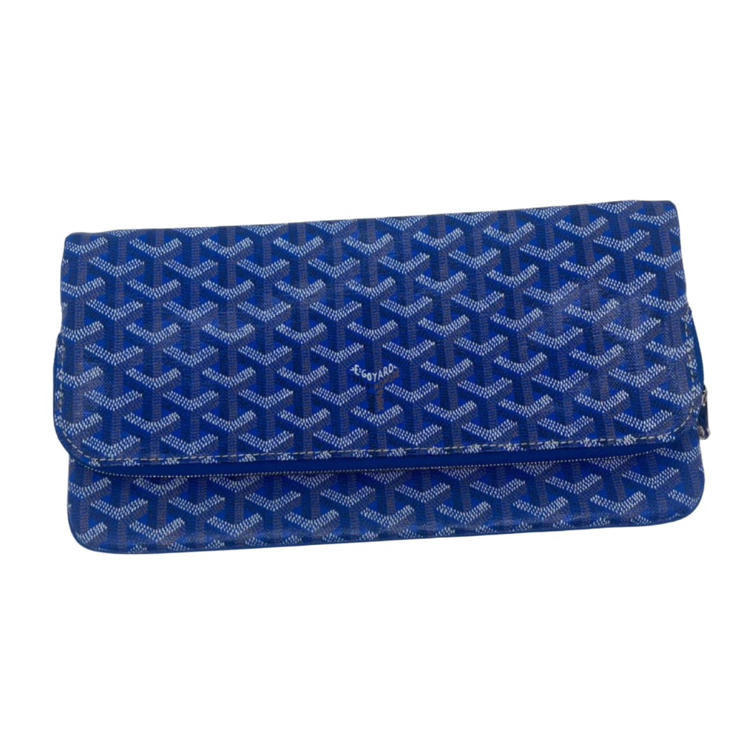 GOYARD 'SAINTE-MARIE' BLUE MM CLUTCH