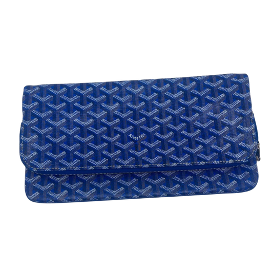 GOYARD 'SAINTE-MARIE' BLUE MM CLUTCH