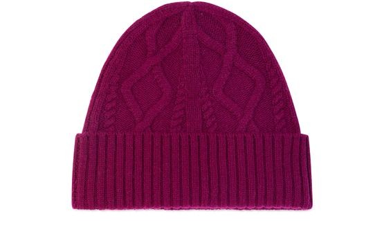 BOMPARD Cable knit cashmere beanie - Image 1