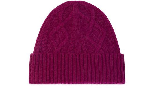 BOMPARD Cable knit cashmere beanie - Image 1