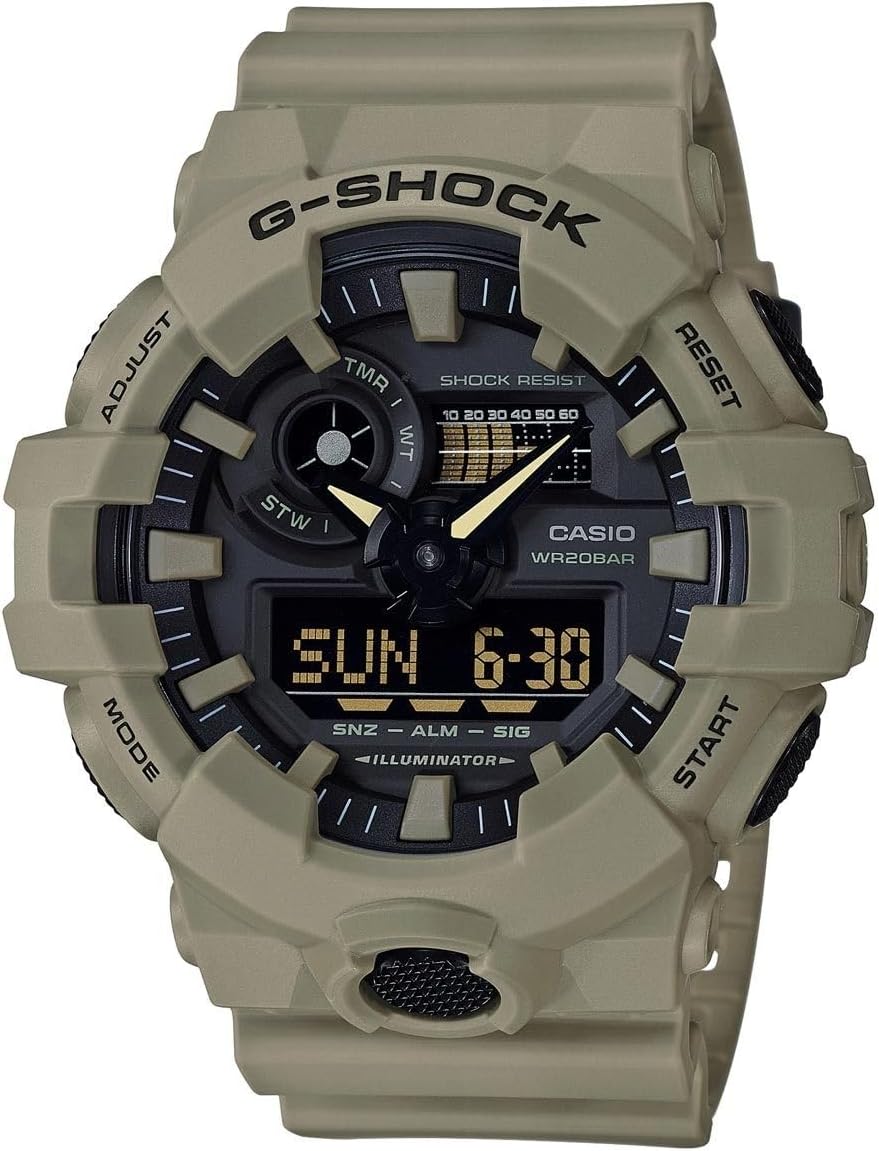 G-Shock GA-700UC メンズ腕時計 One Size カーキ/ブラック