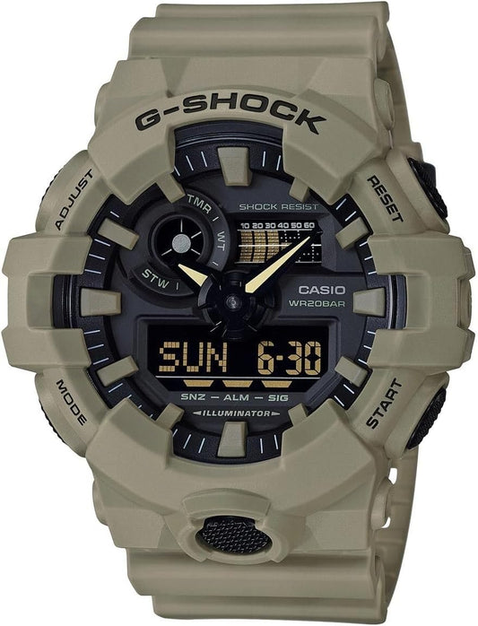 G-Shock GA-700UC メンズ腕時計 One Size カーキ/ブラック