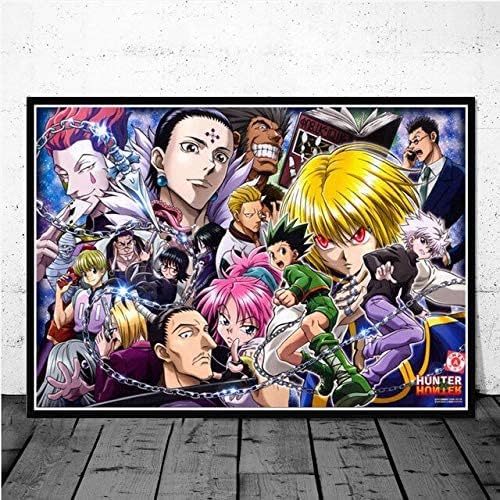 SY-Alisa Diamond Art, Hunter X Hunter Classic Japanese Anime, 5D Diamond Art Kit All Over Application Type Bead Art DIY Craft Kit 40x50cm