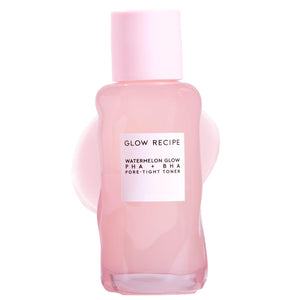 Glow Recipe PHA + BHA Tónico Facial - Minimizador de Poros de Cuidado Coreano de la Piel & Exfoliante Facial Suave para Apretar, Hidratar & Exfoliar - Glicerina, Sandía & Agua de Cactus (40ml)