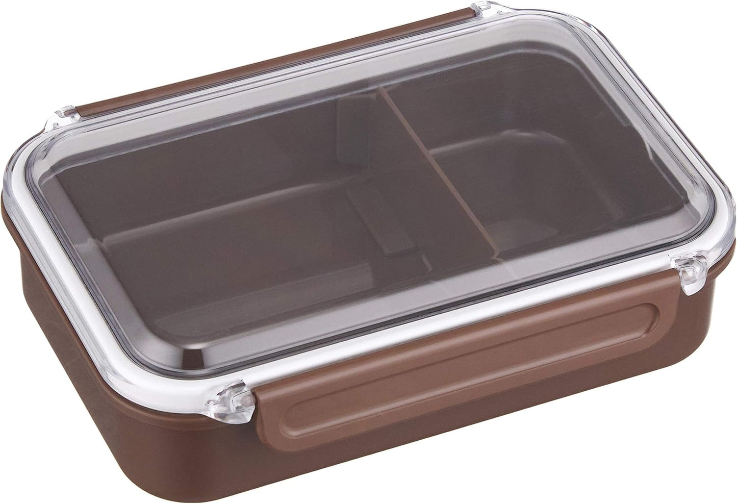 Pearl Metal Corporation Lunch Box Bento Box 650 Brown Made in Japan YONSANO Sei Lennon Width 185 x Depth 135 x Height 55 mm D-2322