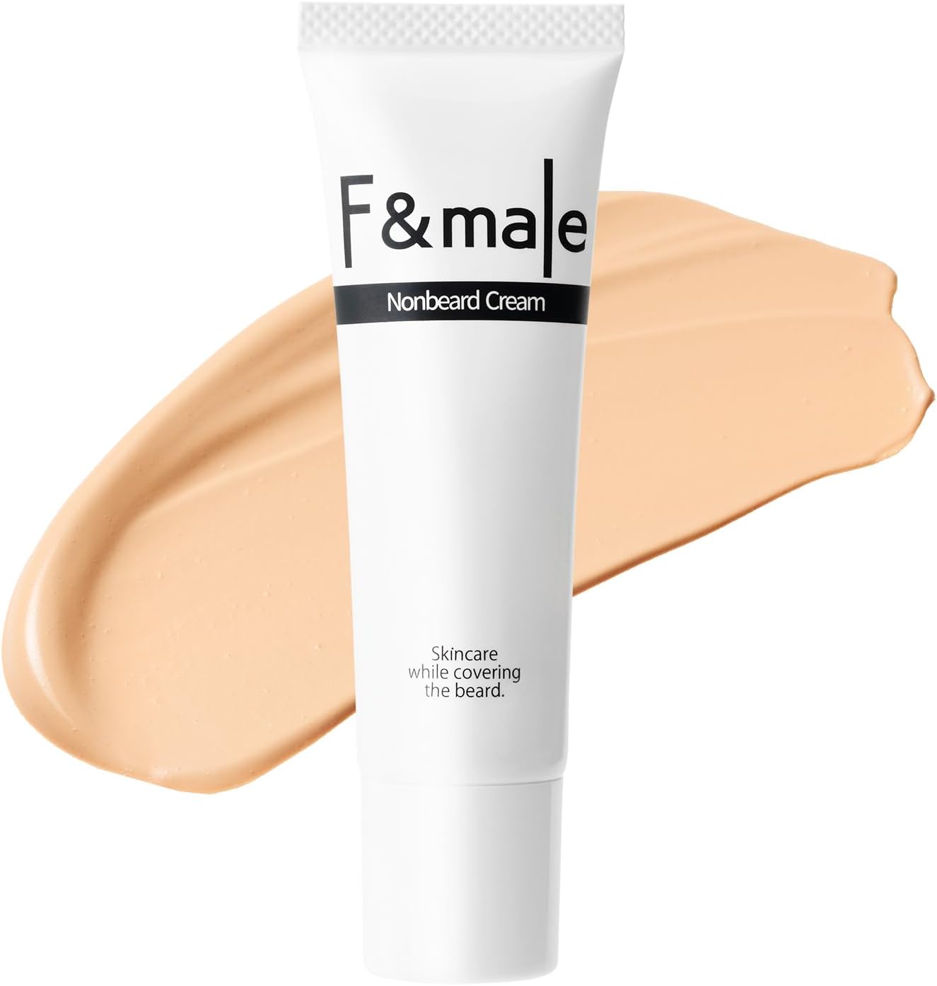 Men's Beauty Serum Concealer, BB Cream, Acne Scars, Bears, Stains, Bluish Mustaches, Fondomel Non-Beard Cream, 0.9 oz (25 g)