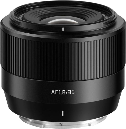 TTArtisan AF 35mm f/1.8 II E-Mount Lens Sony E Compatible Monofocal Lens Large Caliber Replacement Lens Black Branded Optics