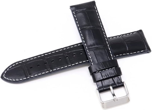 Seiko Men's Band, Watch Strap, Cowhide Leather, Care Instructions Included, Cowhide, No Gemstone