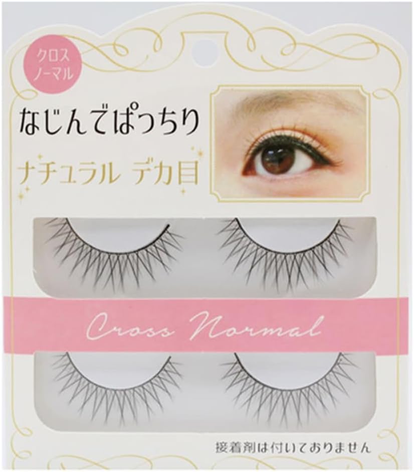 False Eyelashes, Cross Normal, Natural Daily, Set of 2, TMC-5
